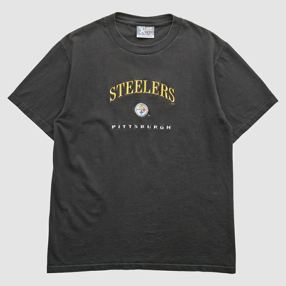 Pittsburgh Steelers Lee Apparel 90s T-Shirt - Black T-shirts