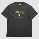 Pittsburgh Steelers Lee Apparel 90s T-Shirt - Black T-shirts