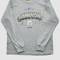 Pittsburgh Steelers Reebok 2010 Sweatshirt - Gray Sweatshirts
