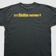 Pittsburgh Steelers Reebok 2000s T-Shirt - Black T-shirts