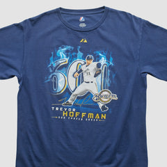 Milwaukee Brewers Majestic 2010 T-Shirt - Blue - Vintage T-shirts