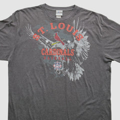 St. Louis Cardinals 2000s T-Shirt - Gray - XVintage T-shirts