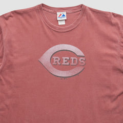 Cincinnati Reds Majestic 2010 T-Shirt - Red - Vintage T-shirts