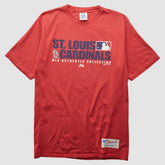 St. Louis Cardinals Majestic 2007 T-Shirt - Red - Vintage T-shirts