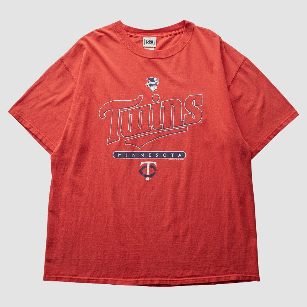 Minnesota Twins Lee Apparel 2006 T-Shirt - Red - Vintage T-shirts