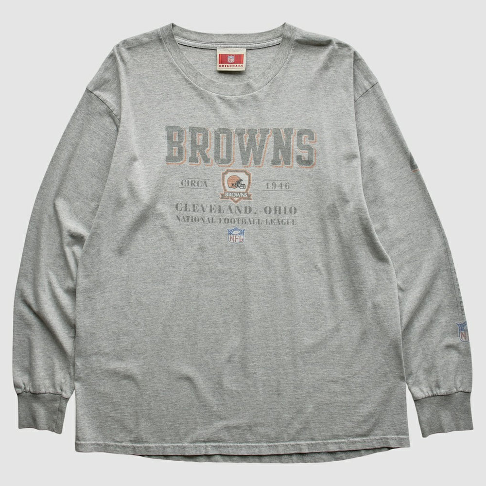 Cleveland Browns NFL Originals 2000s T-Shirt - Gray T-shirts