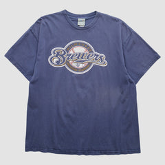 Milwaukee Brewers 2000s T-Shirt - Navy - XVintage T-shirts