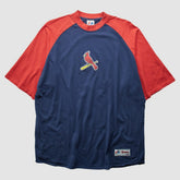 St. Louis Cardinals Majestic 2000s T-Shirt - Navy - 2XVintage T-shirts