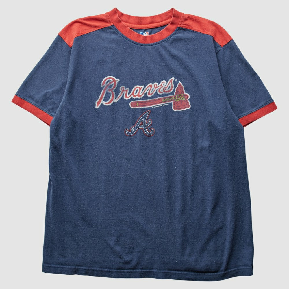 Atlanta Braves 2009 T-Shirt - Navy - Vintage T-shirts