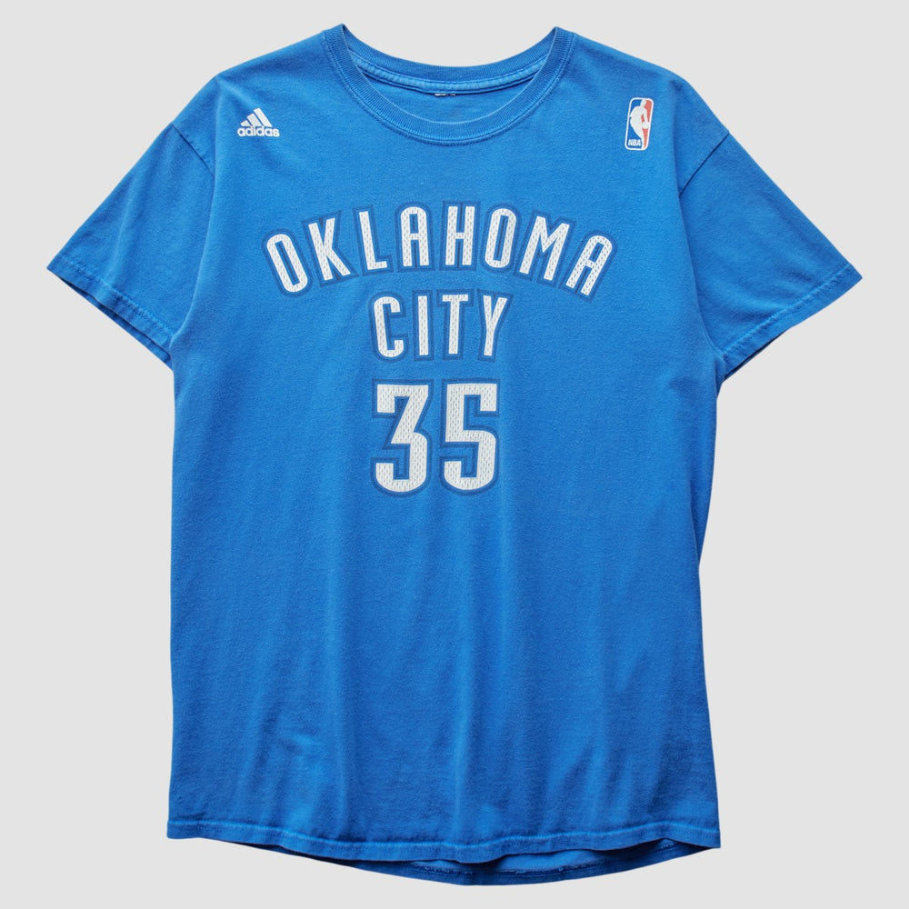 Oklahoma City Thunder 2000s T-Shirt Blue Vintage - Adidas
