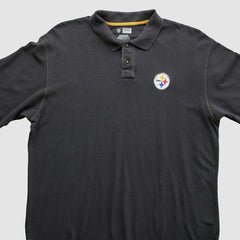 Pittsburgh Steelers 2010s Polo - Black