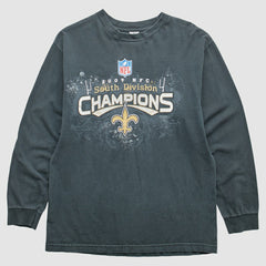New Orleans Saints 2009 T-Shirt - Black T-shirts