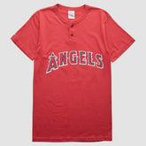 Los Angeles Angels Majestic 90s T-Shirt - Red - Vintage T-shirts
