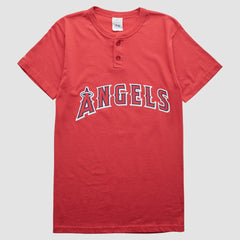 Los Angeles Angels Majestic 90s T-Shirt - Red - Vintage T-shirts