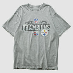 Pittsburgh Steelers 2005 T-Shirt - Gray T-shirts