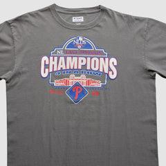 Philadelphia Phillies Majestic 2010 T-Shirt - Gray - XVintage T-shirts