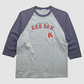 Boston Red Sox Lee Apparel 2000s T-Shirt - Gray - Vintage T-shirts