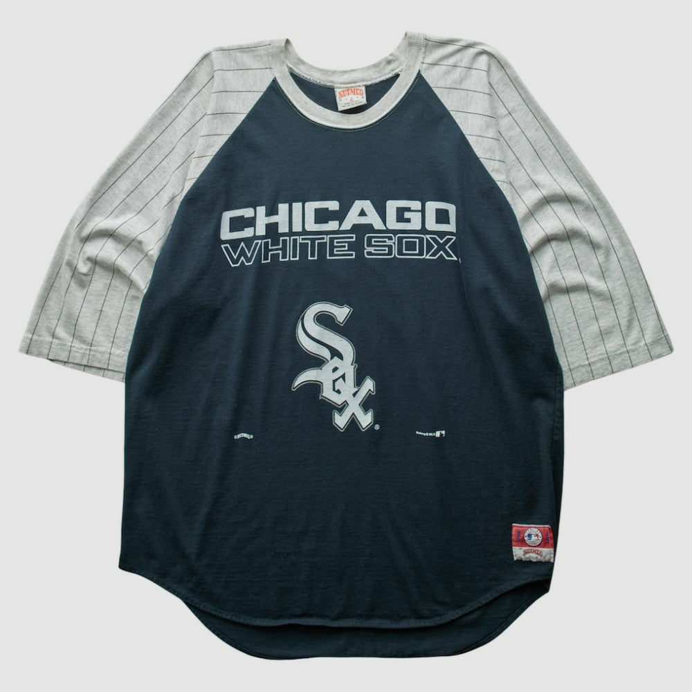 Chicago White Sox Nutmeg Mills 90s T-Shirt - Navy - 2XVintage T-shirts