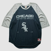 Chicago White Sox Nutmeg Mills 90s T-Shirt - Navy - 2XVintage T-shirts