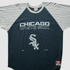 Chicago White Sox Nutmeg Mills 90s T-Shirt - Navy - 2XVintage T-shirts