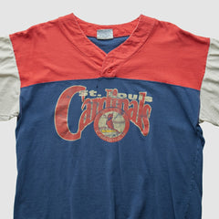 St. Louis Cardinals The Game 90s T-Shirt - Blue - Vintage T-shirts