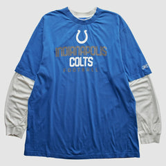 Indianapolis Colts Reebok 2000s T-Shirt - Blue T-shirts