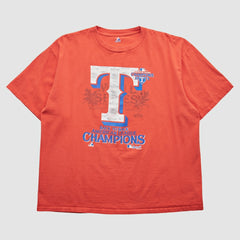 Texas Rangers Majestic 2011 T-Shirt - Orange - 2XVintage T-shirts