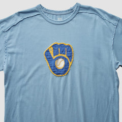 Milwaukee Brewers 2000s T-Shirt - Light Blue - XVintage T-shirts