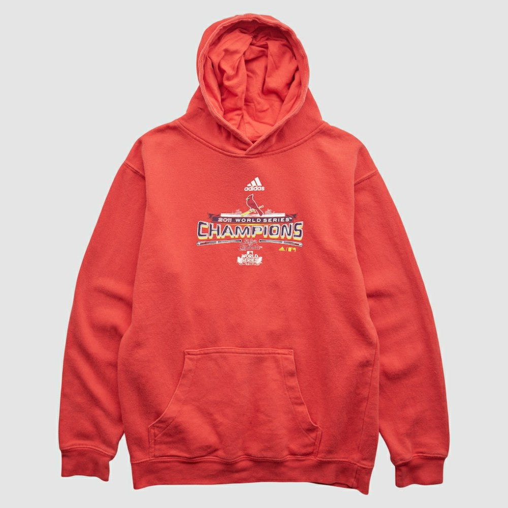 St. Louis Cardinals Adidas 2011 Pullover Sweatshirt - Red - XVintage Pullover