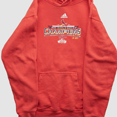 St. Louis Cardinals Adidas 2011 Pullover Sweatshirt - Red - XVintage Pullover