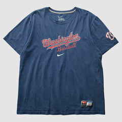 Washington Nationals Nike 2012 T-Shirt - Blue - Vintage T-shirts