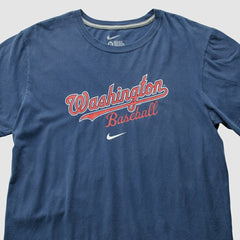 Washington Nationals Nike 2012 T-Shirt - Blue - Vintage T-shirts