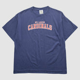 St. Louis Cardinals Adidas 2000s T-Shirt - Navy - Vintage T-shirts