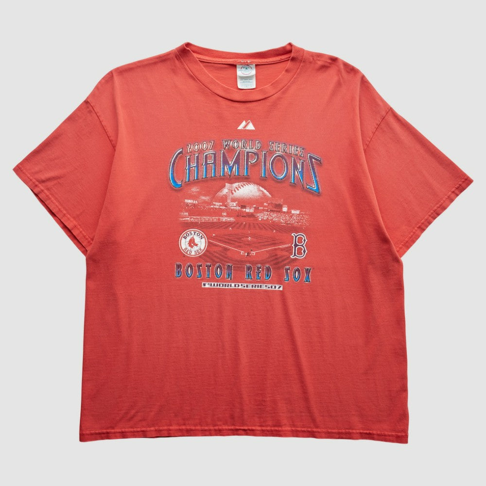 Boston Red Sox 2007 T-Shirt - Red - Vintage T-shirts