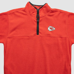 Kansas City Chiefs NFL 2000s 1/4 Zip Sweatshirt - Red Sweatshirts