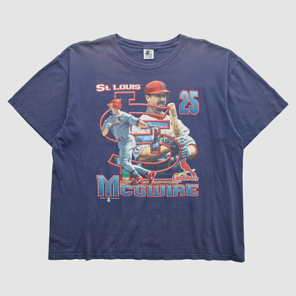 St. Louis Cardinals Starter 1996 T-Shirt - Navy - 2XVintage T-shirts