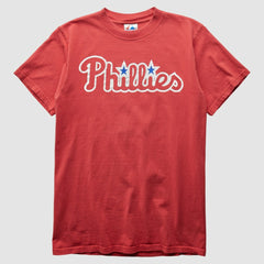 Philadelphia Phillies Majestic 2000s T-Shirt - Red - Vintage T-shirts