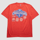 Texas Rangers 2011 T-Shirt - Red - Vintage T-shirts