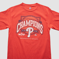 Philadelphia Phillies Majestic 2011 T-Shirt - Red - Vintage T-shirts