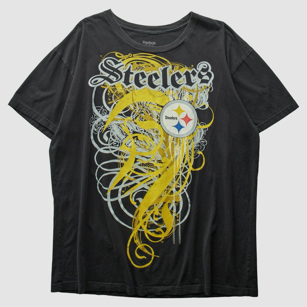 Pittsburgh Steelers Reebok 2000s T-Shirt - Black T-shirts