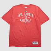 St. Louis Cardinals Majestic 2011 T-Shirt - Red - Vintage T-shirts