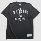Chicago White Sox Majestic 2009 T-Shirt - Black - Vintage T-shirts