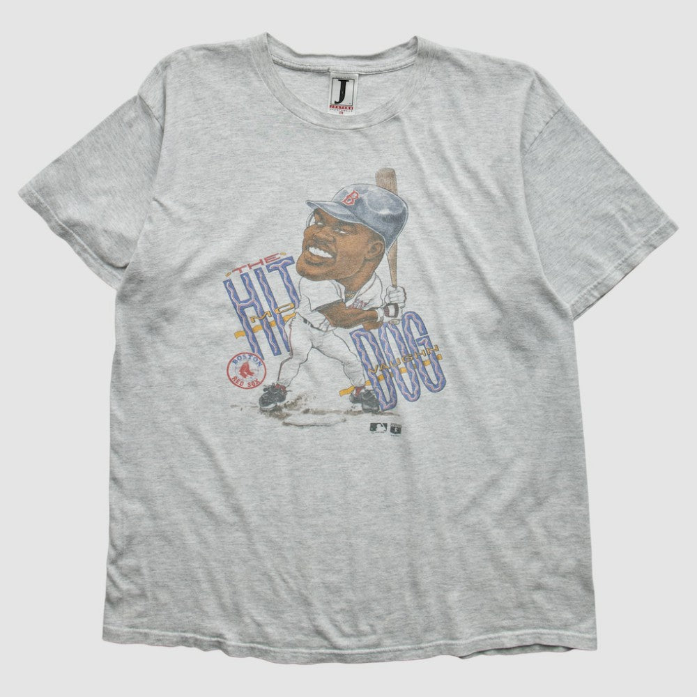 Boston Red Sox Jostens 1995 T-Shirt - Heather Gray - Vintage T-shirts