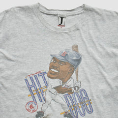 Boston Red Sox Jostens 1995 T-Shirt - Heather Gray - Vintage T-shirts