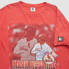 St. Louis Cardinals Starter 1997 T-Shirt - Red - Vintage T-shirts