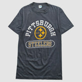 Pittsburgh Steelers Champion 80s T-Shirt - Gray T-shirts