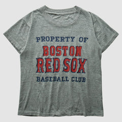 Boston Red Sox 80s T-Shirt - Heather Gray - XXVintage T-shirts