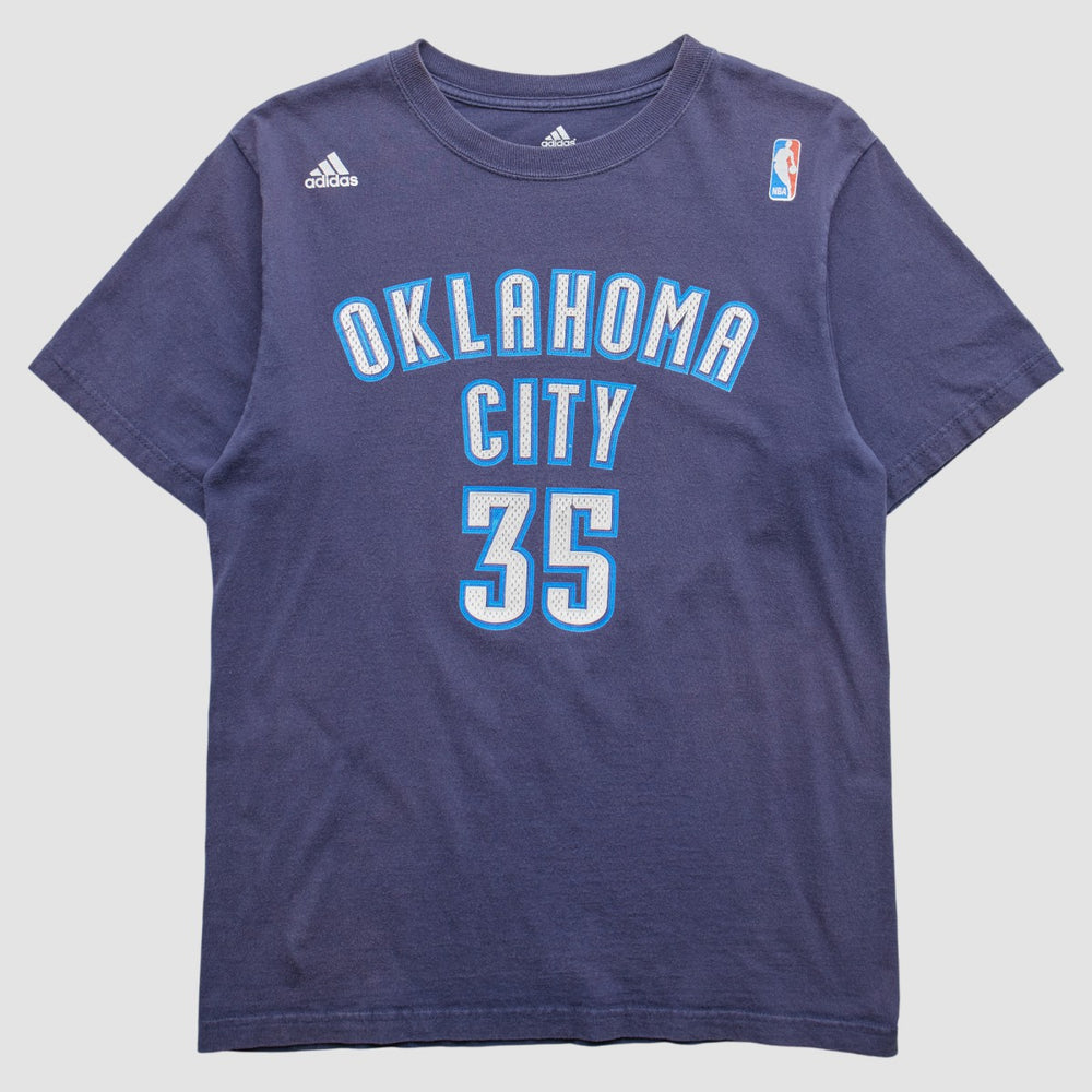 Oklahoma City Thunder 2010s T-Shirt Navy Vintage - Adidas