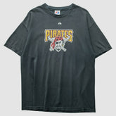 Pittsburgh Pirates Majestic 2010 T-Shirt - Black - Vintage T-shirts
