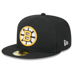Boston Bruins New Era Core 59FIFTY Fitted Hat - Black | US 203465945